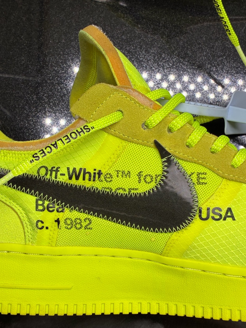 Nike x Off-White Air Force 1 Low Volt AO4606-700 Size 13 OG Box Extra Laces - Picture 8 of 16